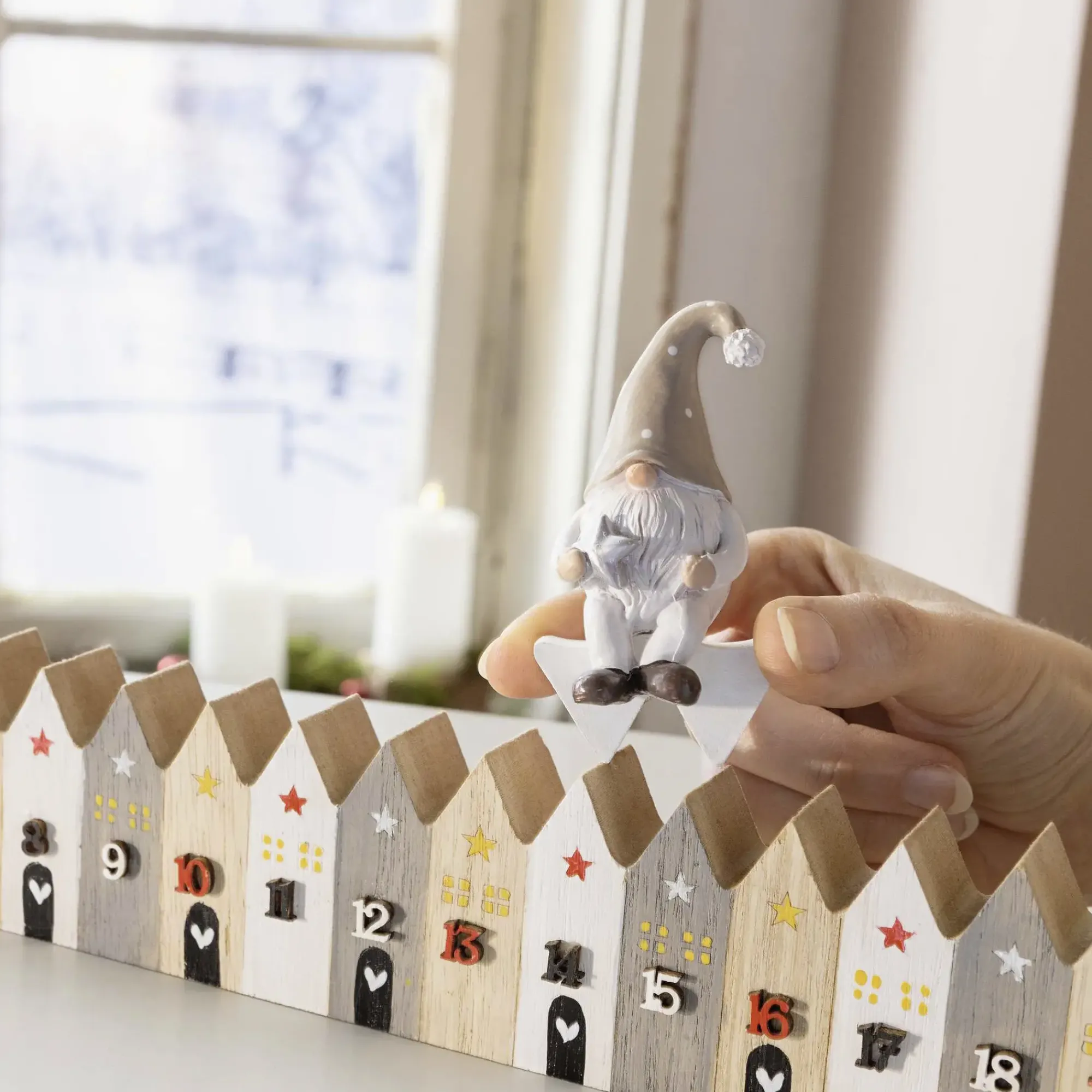 Adventskalender|Frank Handels GmbH & Co. KG Adventsdeko "Christmas Countdown", 2tlg.
