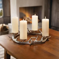 Adventskränze|Chalet & Hütte|Frank Handels GmbH & Co. KG Adventskranz "Hirschgeweih"