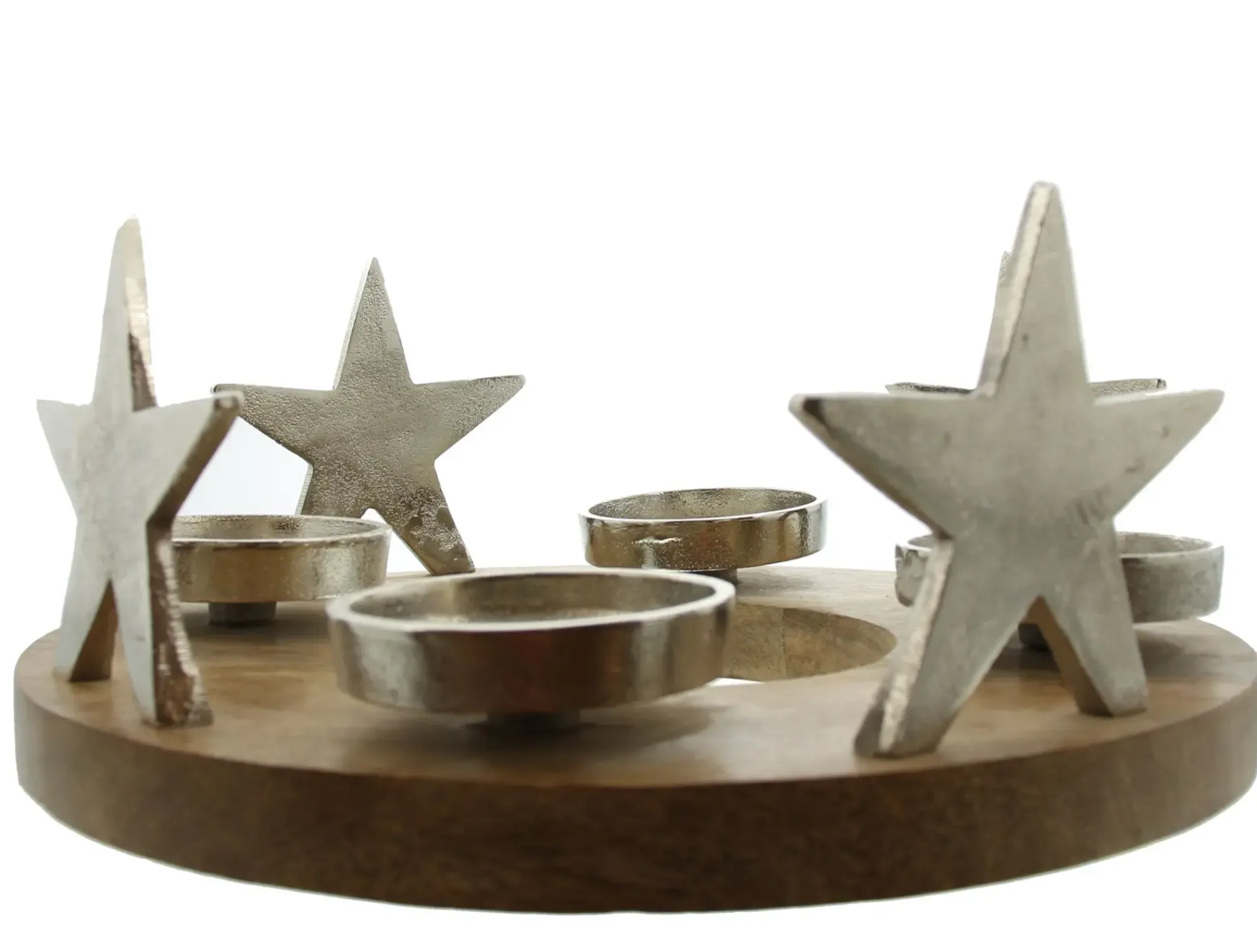 Adventskränze|Frank Handels GmbH & Co. KG Adventskranz "Silbersterne"