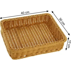 Ladendeko|Auslagekörbe & Regalkörbe|Frank Handels GmbH & Co. KG Auslagekorb "Poly", 30 x 40 x 10 cm