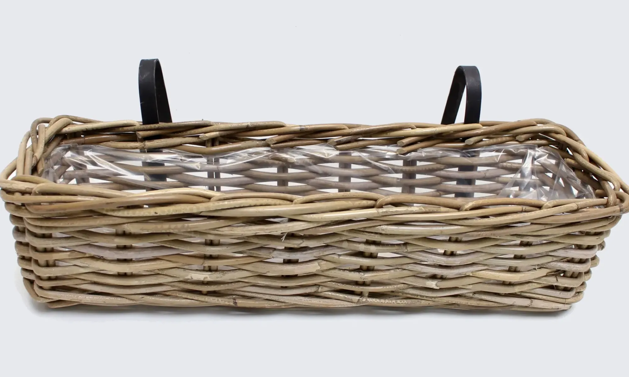 Herbstgarten|Pflanzkörbe|Frank Handels GmbH & Co. KG Balkonpflanzer "Rattan", groß