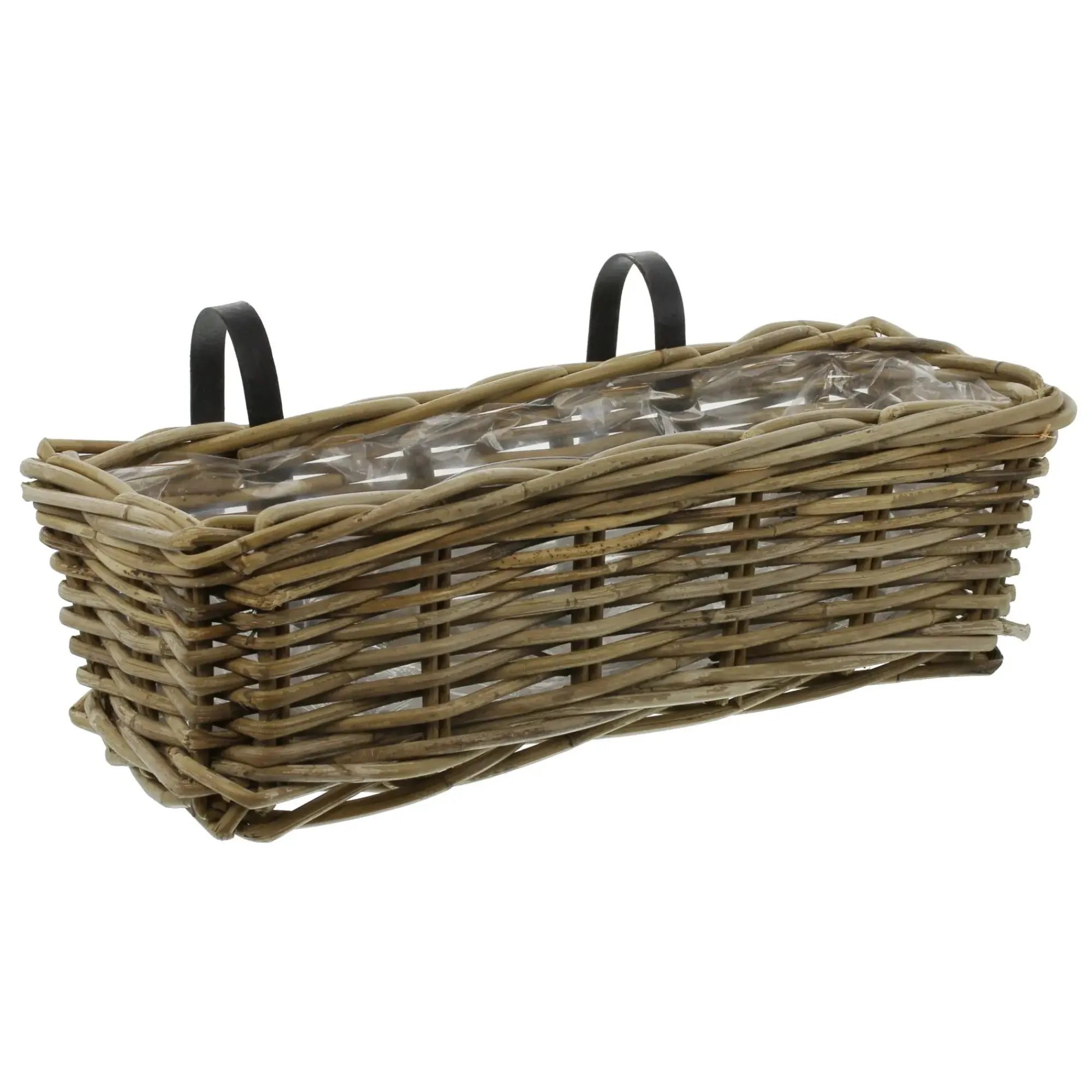 Herbstgarten|Pflanzkörbe|Frank Handels GmbH & Co. KG Balkonpflanzer "Rattan", mittel