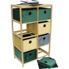 Regale|Wohnzimmer|Frank Handels GmbH & Co. KG Bambusschrank "Multicolor"