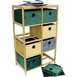 Regale|Wohnzimmer|Frank Handels GmbH & Co. KG Bambusschrank "Multicolor"