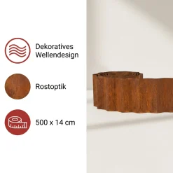 Beetbegrenzung & Zäune|Frank Handels GmbH & Co. KG Beetbegrenzung "Welle"