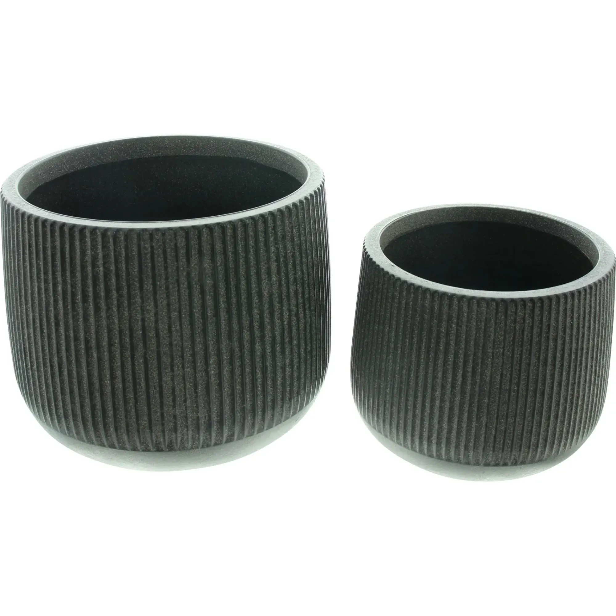 Übertöpfe|Frank Handels GmbH & Co. KG Übertopf "Rillen", 2er Set