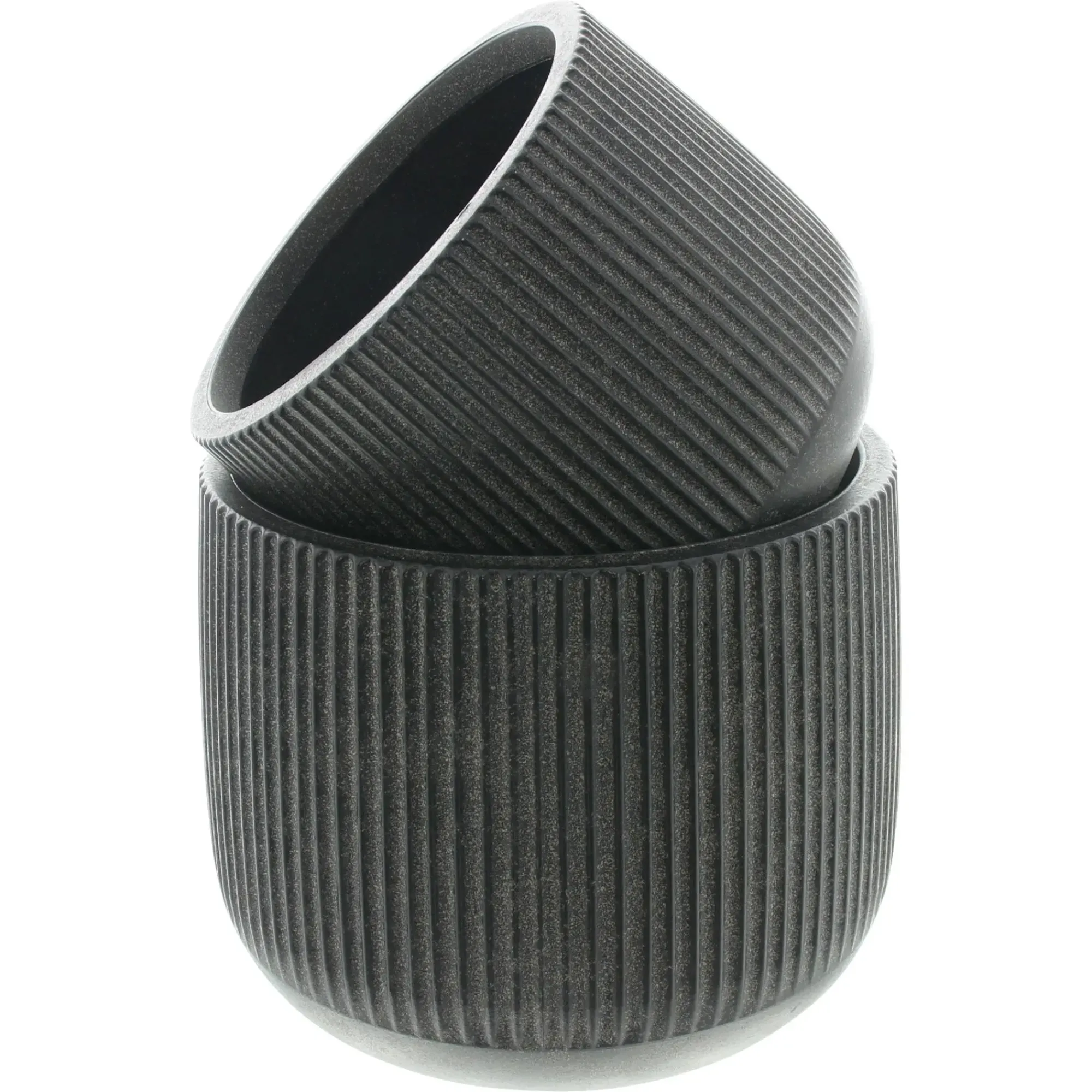 Übertöpfe|Frank Handels GmbH & Co. KG Übertopf "Rillen", 2er Set