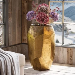 Home&Living - Deko|Übertöpfe|Frank Handels GmbH & Co. KG Übertopf "Shades of Gold"