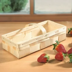 Erntekörbe|Spankörbe|Frank Handels GmbH & Co. KG Bügelkorb "Natur"
