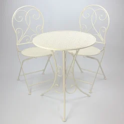 Bistrosets|Frank Handels GmbH & Co. KG Bistro-Set "White Romance", 3tlg.