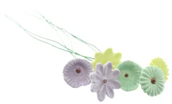 Deko- Und Wohnaccessoires|Streuer & Stecker|Frank Handels GmbH & Co. KG Blumenstecker "Pastellblüten", 6er Set