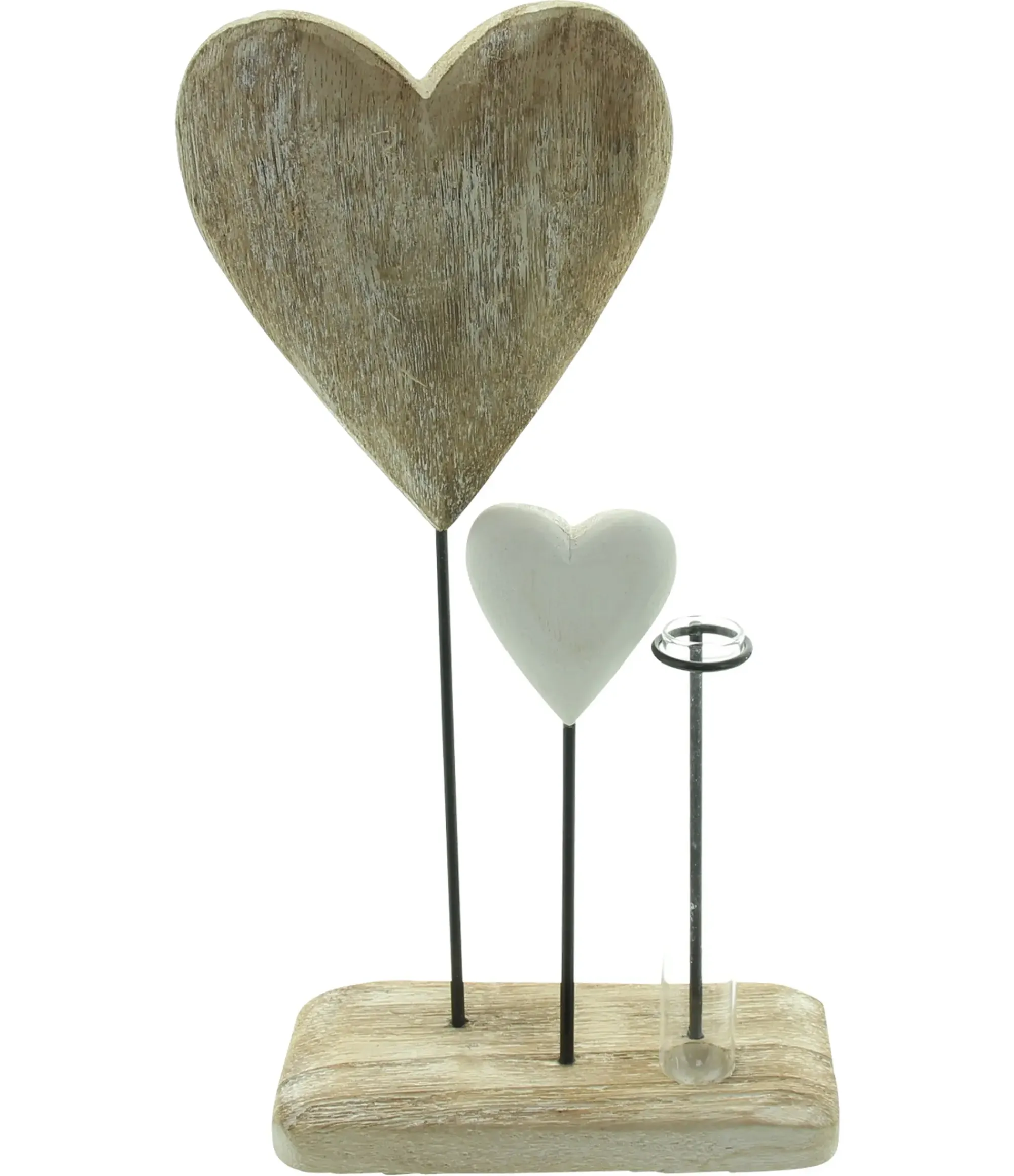 Dekovasen|Frank Handels GmbH & Co. KG Board "Herzchen mit Vase"