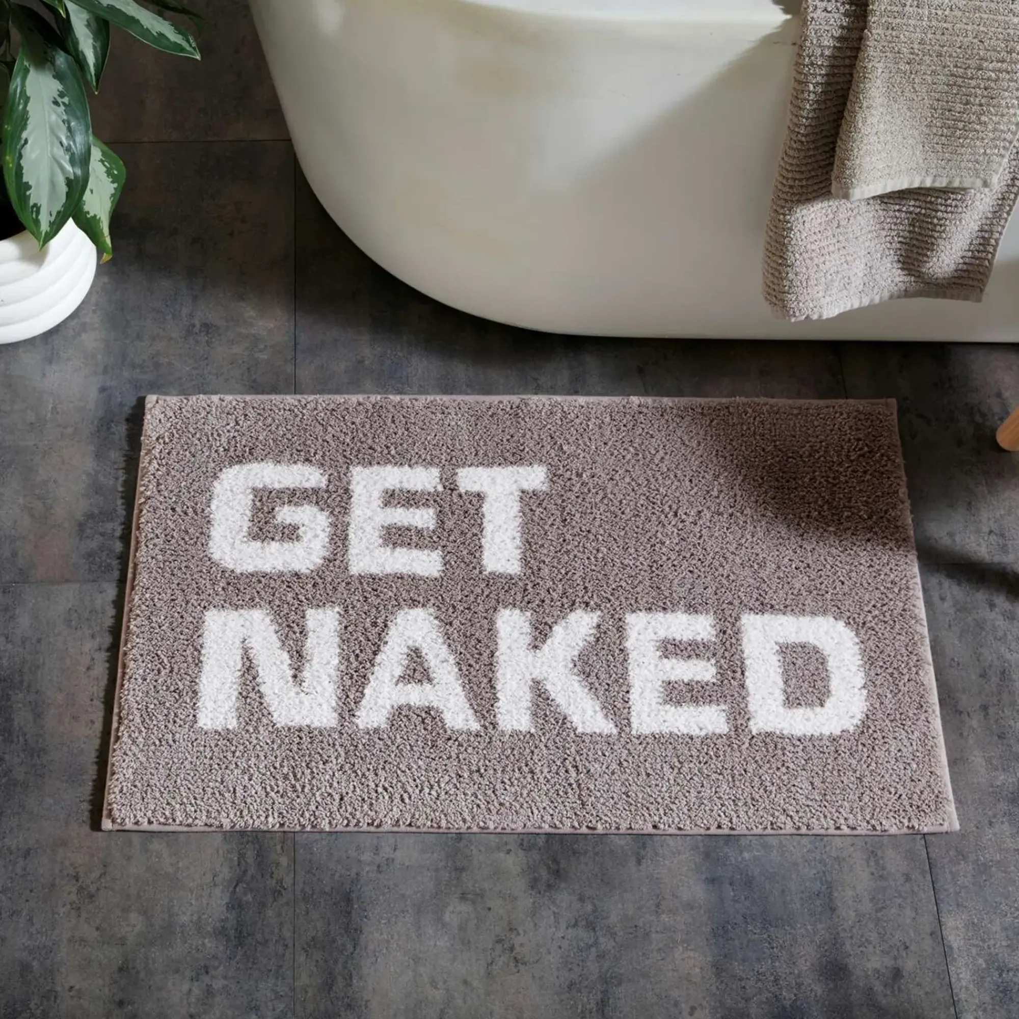 Badvorleger|Badezimmer|Frank Handels GmbH & Co. KG Bodenmatte "Get Naked"
