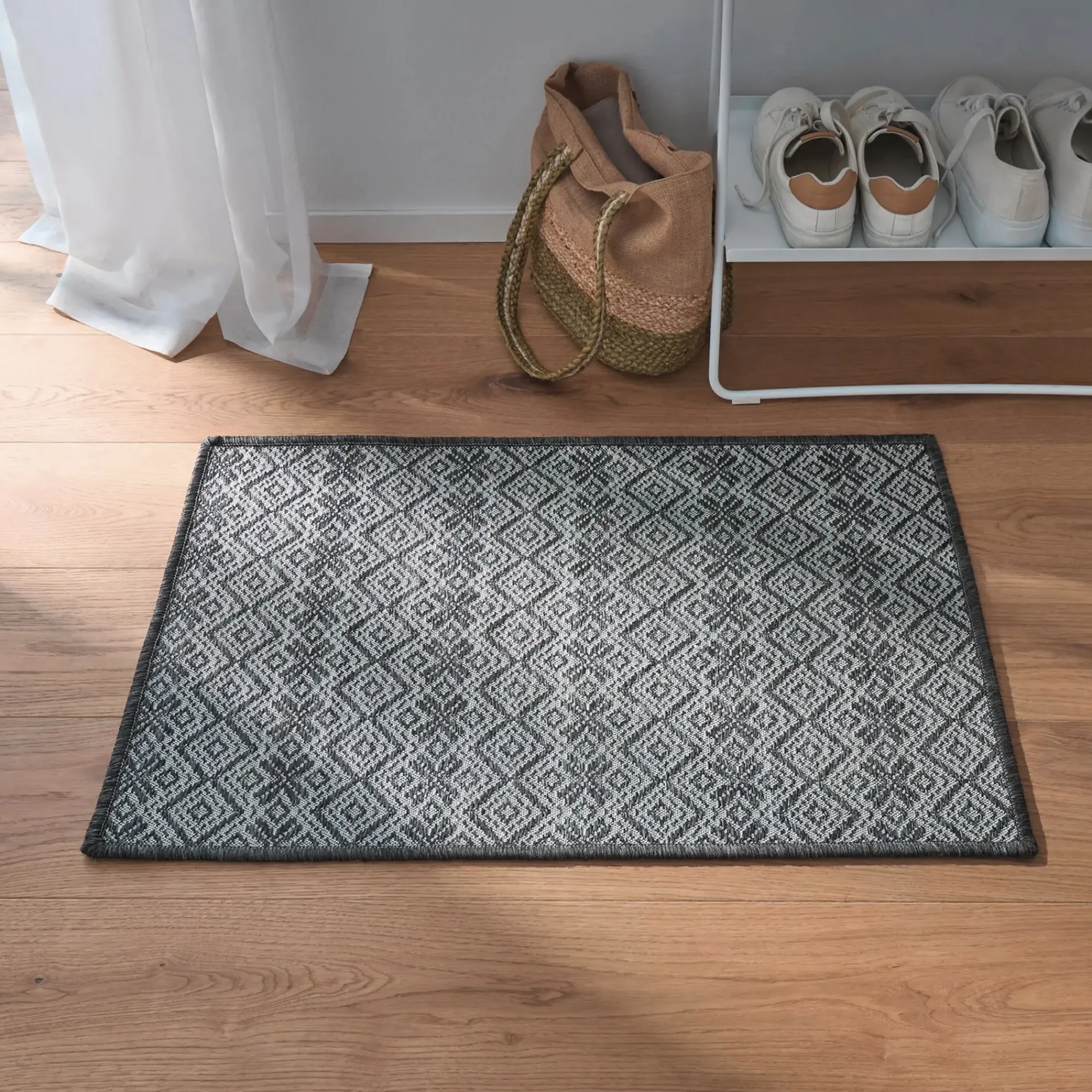 Wohnzimmer|Fußmatten|Frank Handels GmbH & Co. KG Bodenmatte "Raute"