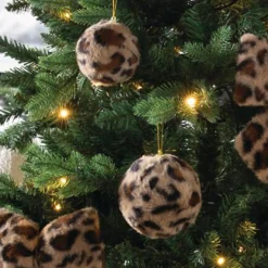 Dekohänger|Baumschmuck|Frank Handels GmbH & Co. KG Christbaumkugel "Leo", 4er Set