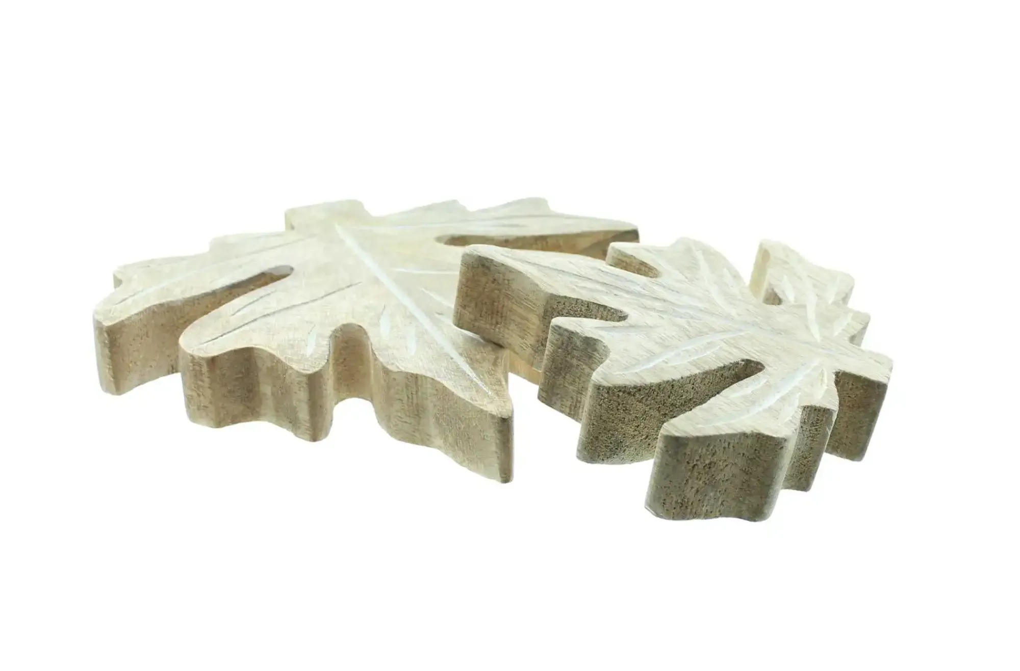 Herbstliche Dekofiguren|Frank Handels GmbH & Co. KG Dekoblatt "Mangoholz", 2er Set