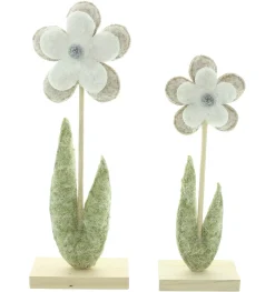 Deko- Und Wohnaccessoires|Dekosäulen|Frank Handels GmbH & Co. KG Dekoblume "Soft", 2er Set