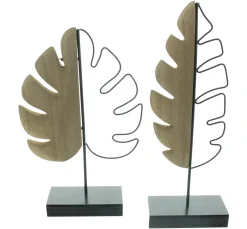 Deko- Und Wohnaccessoires|Dekosäulen|Frank Handels GmbH & Co. KG Dekoelement "Blätter", 2er Set