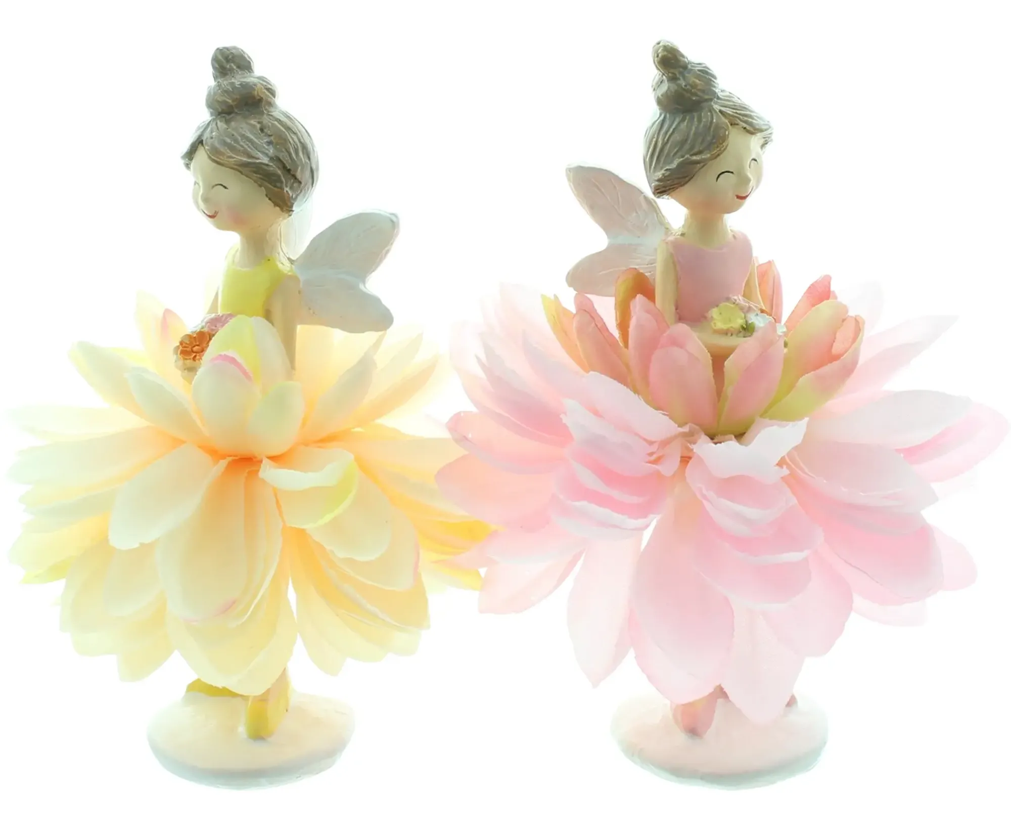 Dekofiguren|Frank Handels GmbH & Co. KG Dekofigur "Blumenfee", 2er Set