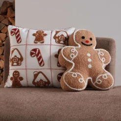 Weihnachtliche Kissen & Kissenhüllen|Frank Handels GmbH & Co. KG Dekokissen "Gingerbread"