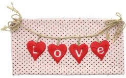 Kissenhüllen|Frank Handels GmbH & Co. KG Deko-Kissenhülle "Love Hearts"
