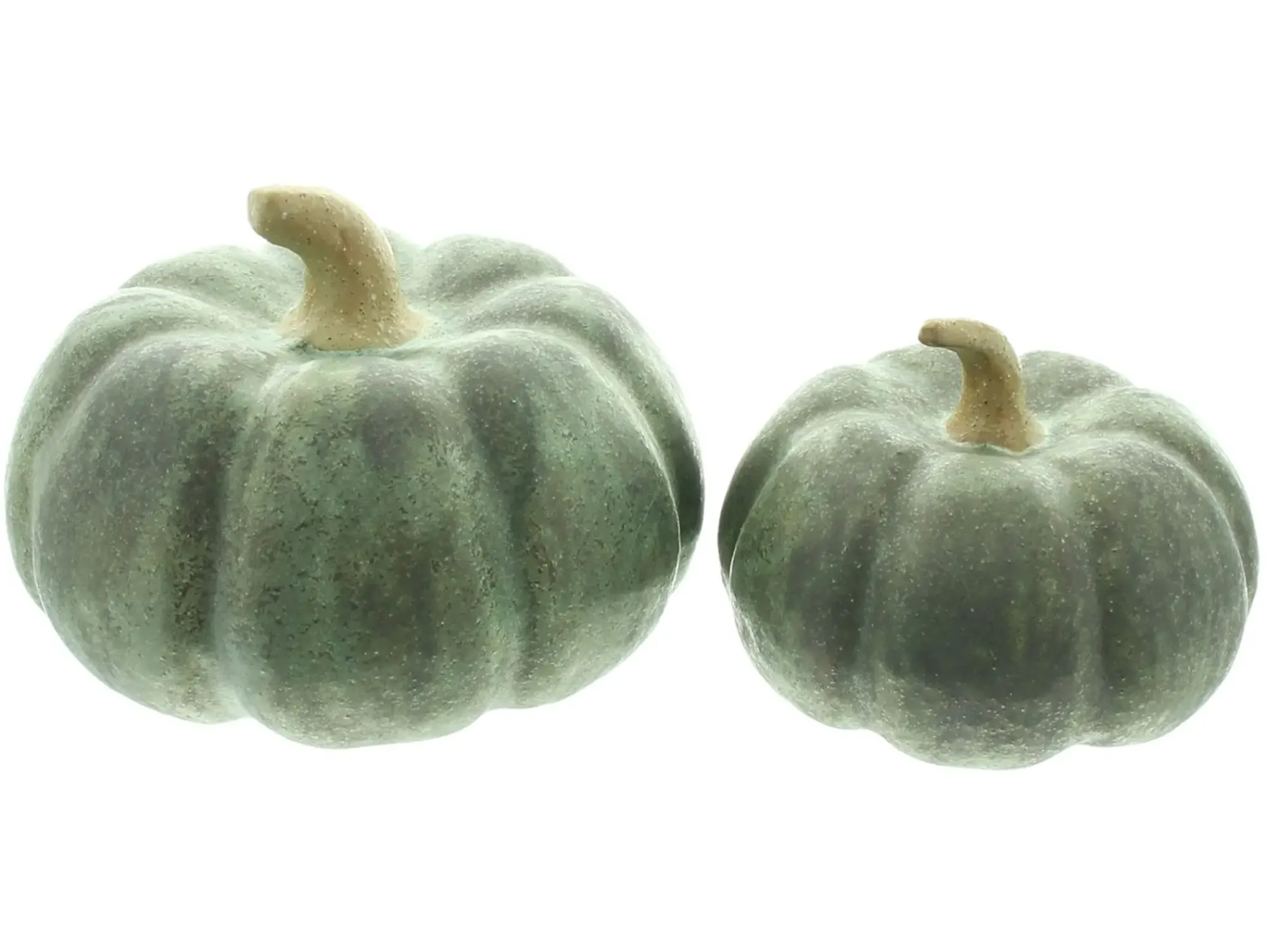 Dekokürbisse|Frank Handels GmbH & Co. KG Deko-Kürbis "Antik Green", 2er Set