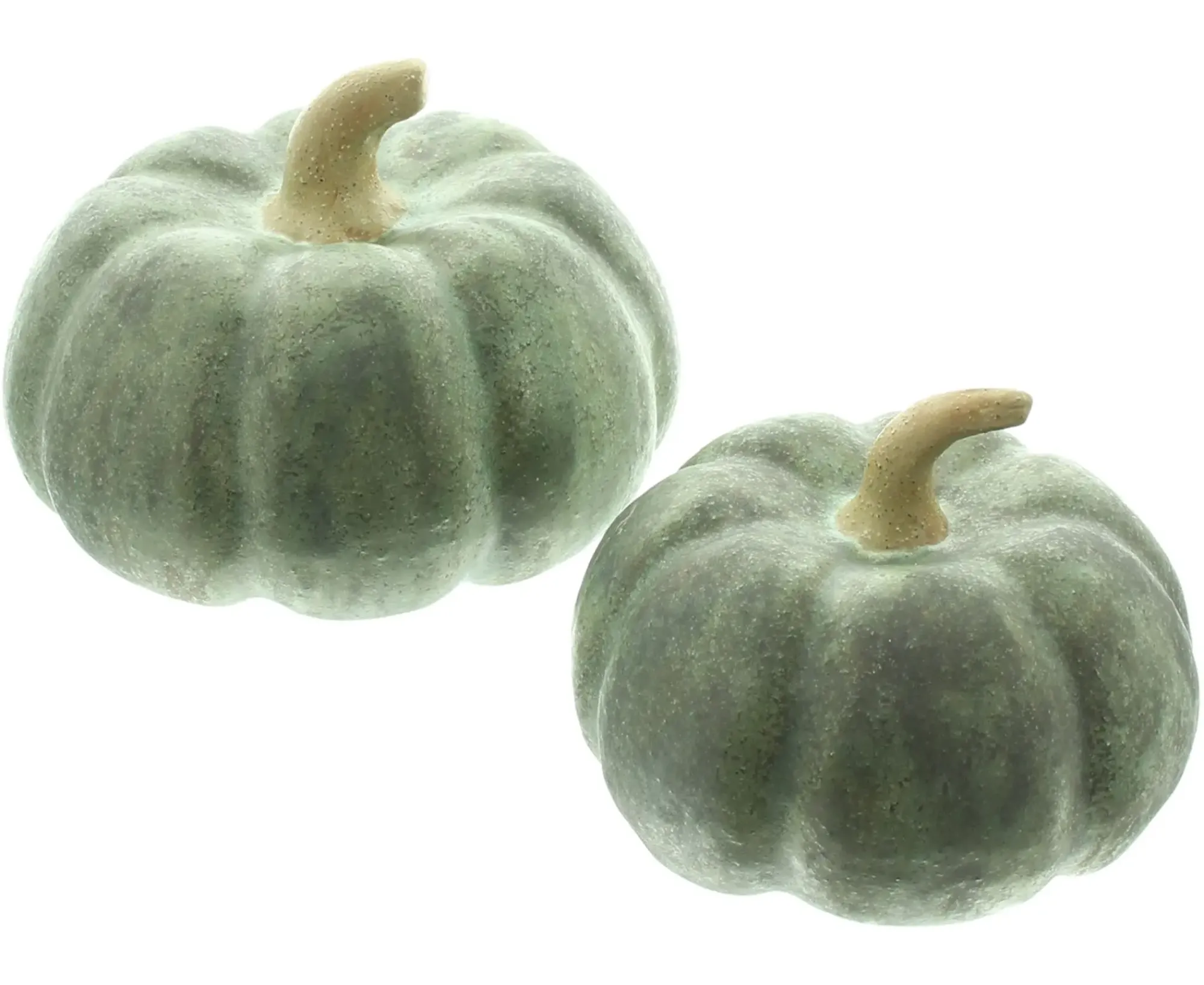 Dekokürbisse|Frank Handels GmbH & Co. KG Deko-Kürbis "Antik Green", 2er Set
