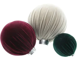 Weihnachtliche Dekokugeln|Baumschmuck|Frank Handels GmbH & Co. KG Deko-Kugel "Eleganz", 3er Set