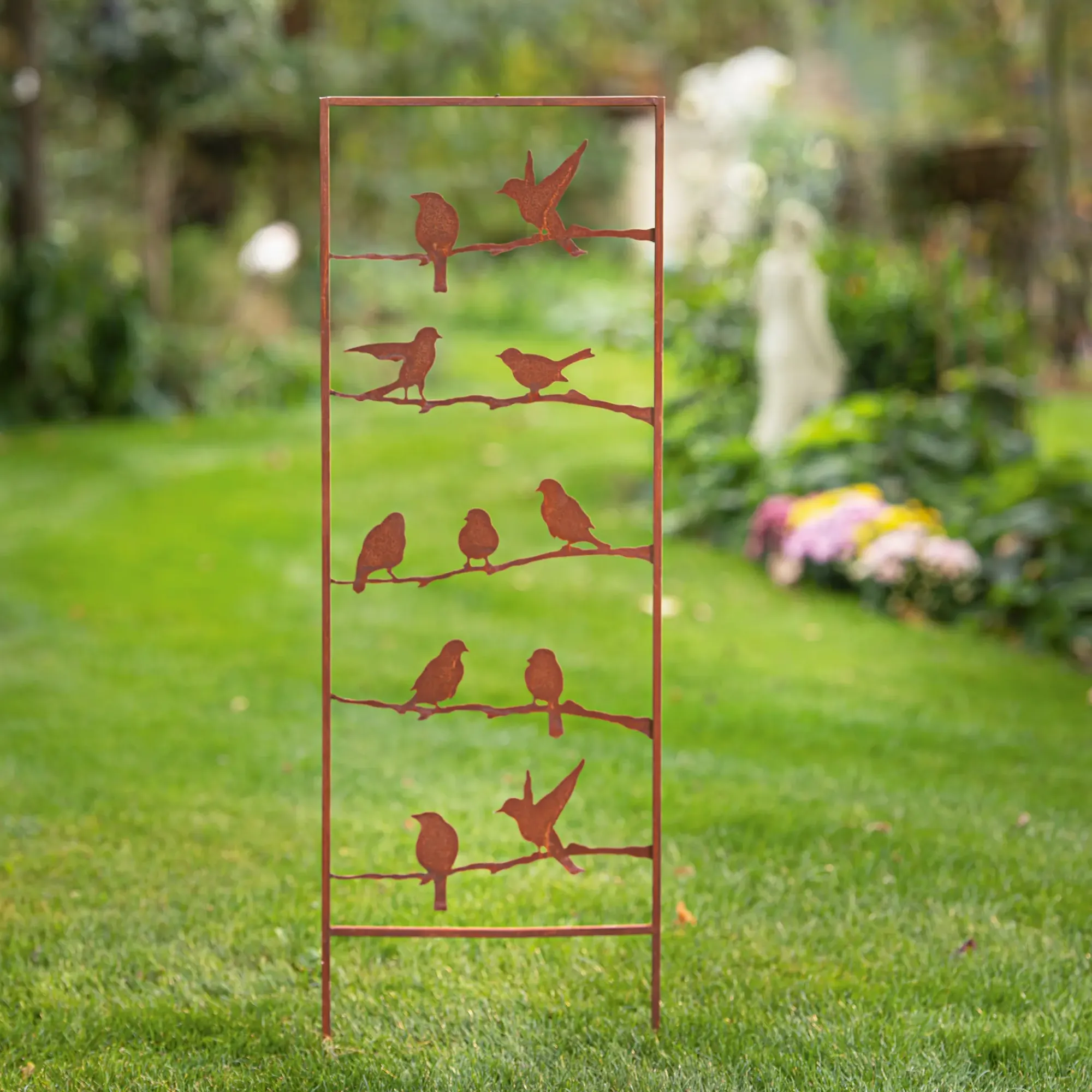 Herbstgarten|Gartenstecker|Frank Handels GmbH & Co. KG Dekoleiter "Vogelgezwitscher"
