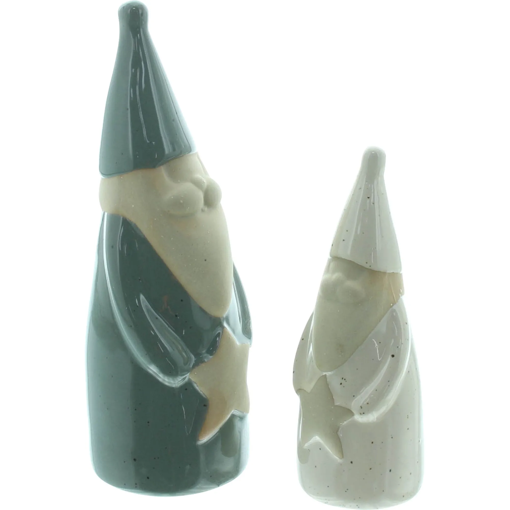 Weihnachtsmänner|Frank Handels GmbH & Co. KG Deko-Santa "Gloss", 2er Set