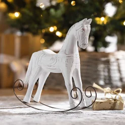 Weihnachtliche Dekofiguren|Frank Handels GmbH & Co. KG Deko-Schaukelpferd 