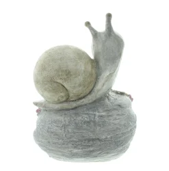 Gartenfiguren|Frank Handels GmbH & Co. KG Dekoschnecke "Willkommen"