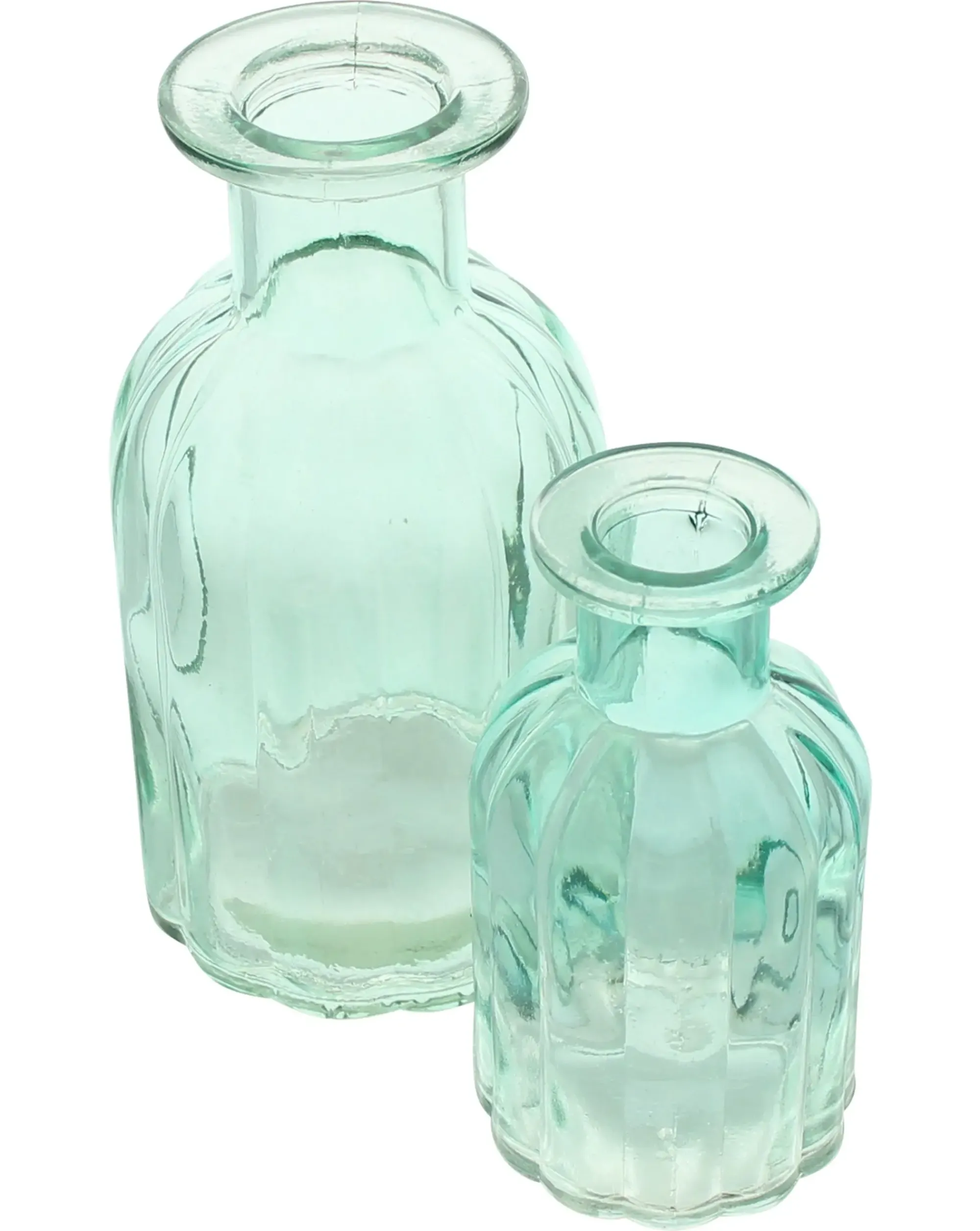 Dekovasen|Frank Handels GmbH & Co. KG Dekovase "Aquagrün", 4er Set