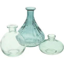 Dekovasen|Frank Handels GmbH & Co. KG Dekovase "Blue Shades", 3er Set