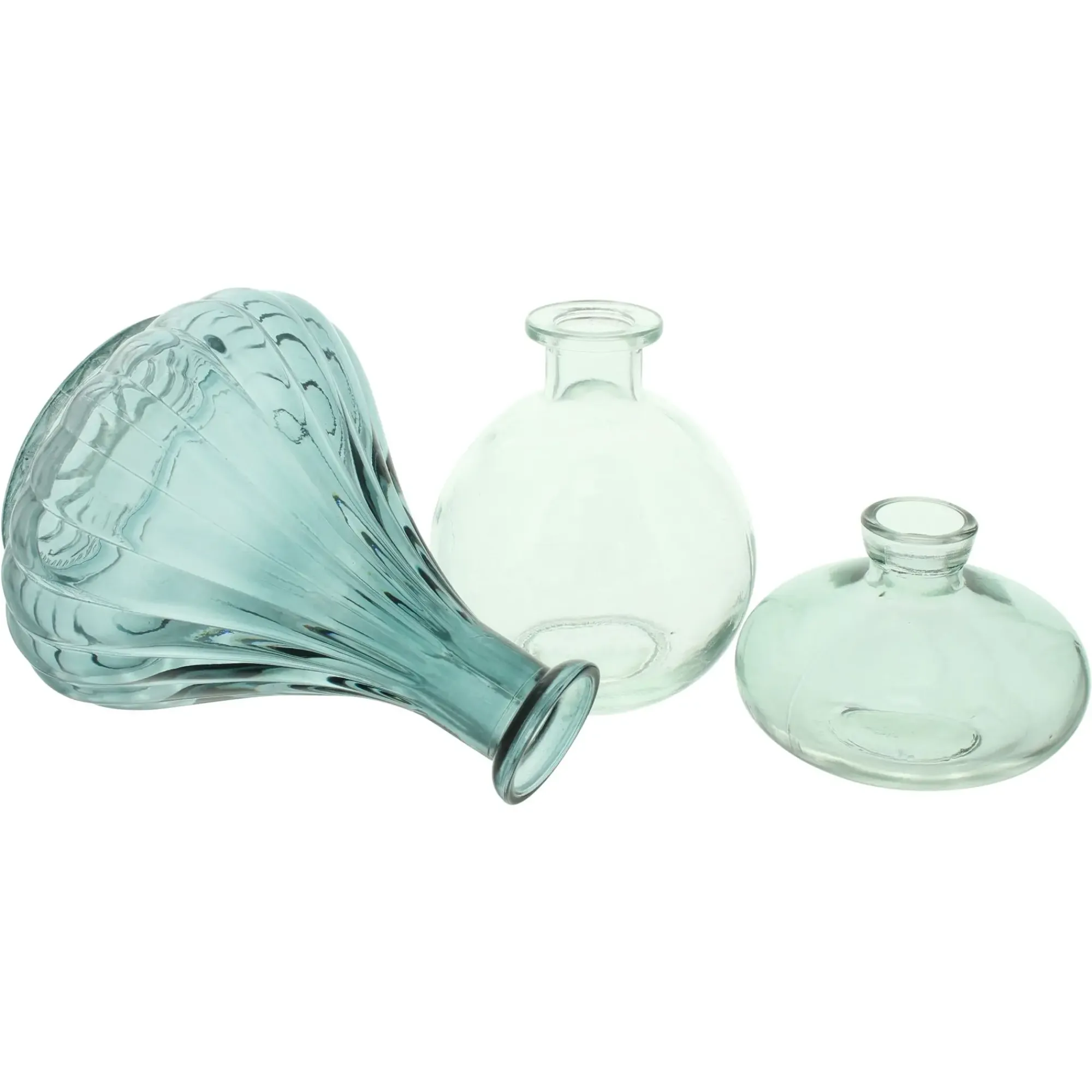 Dekovasen|Frank Handels GmbH & Co. KG Dekovase "Blue Shades", 3er Set