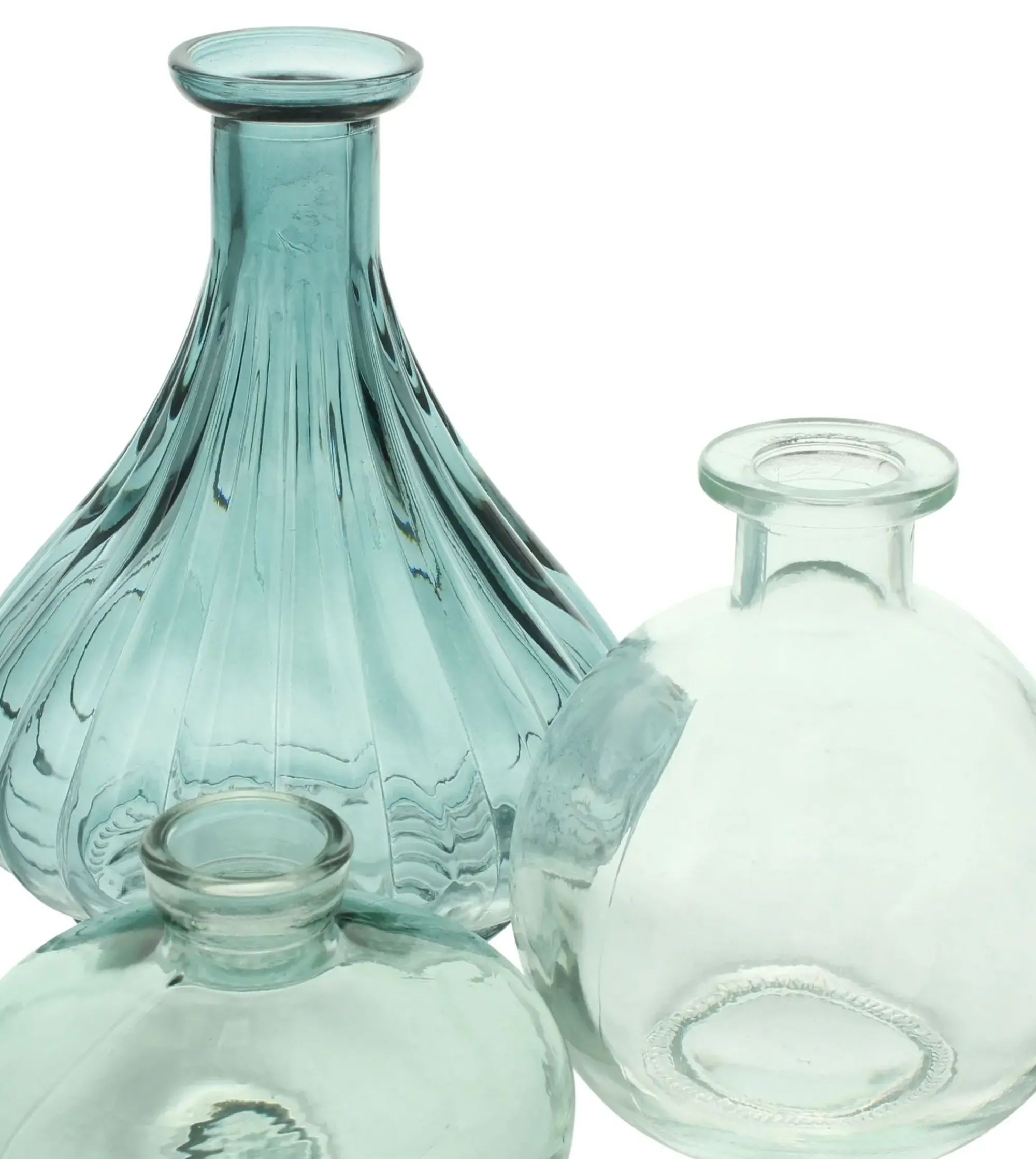 Dekovasen|Frank Handels GmbH & Co. KG Dekovase "Blue Shades", 3er Set