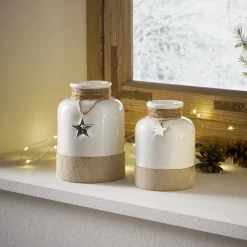 Weihnachtliche Dekofiguren|Chalet & Hütte|Frank Handels GmbH & Co. KG Dekovase 