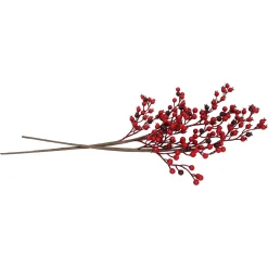 Zubehör Für Adventskränze|Kunstpflanzen|Frank Handels GmbH & Co. KG Deko-Zweig "Rote Beeren", 2er Set
