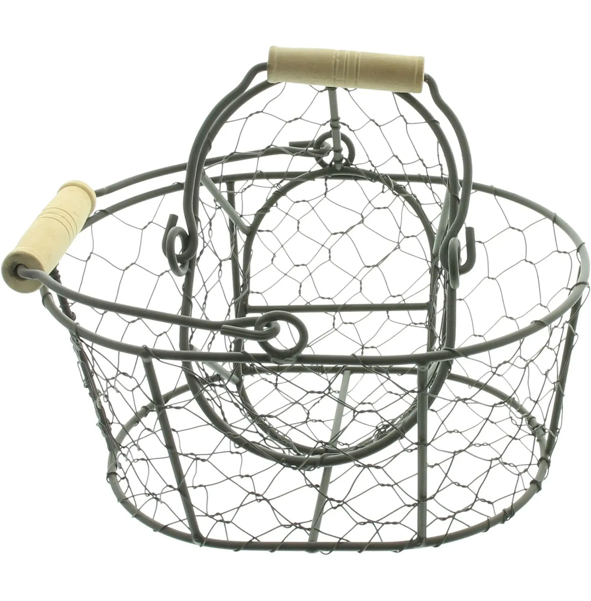 Bügelkörbe|Metallkörbe|Frank Handels GmbH & Co. KG Drahtkörbchen "Petit", 2er Set