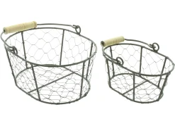 Bügelkörbe|Metallkörbe|Frank Handels GmbH & Co. KG Drahtkörbchen