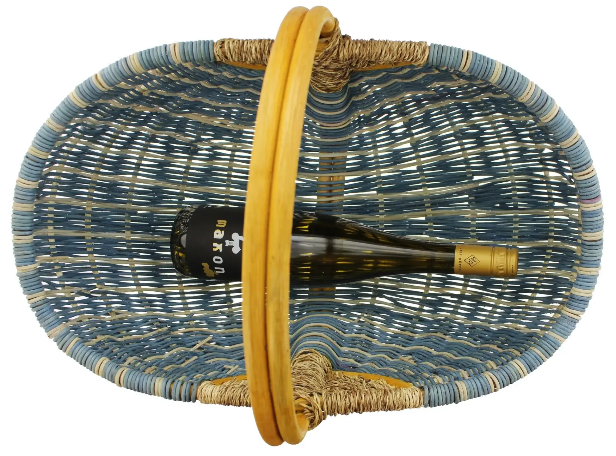 Einkaufskörbe|Frank Handels GmbH & Co. KG Einkaufskorb "Blau/Natur"