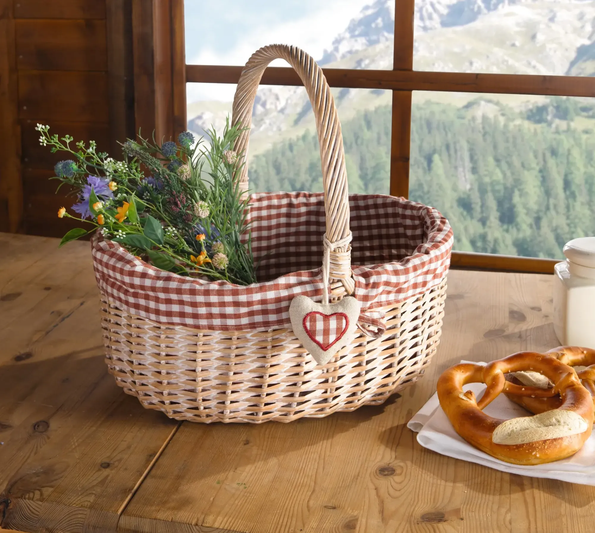 Einkaufskörbe|Chalet & Hütte|Frank Handels GmbH & Co. KG Einkaufskorb "Karo"
