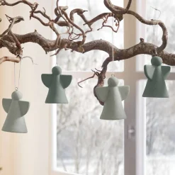 Dekohänger|Baumschmuck|Frank Handels GmbH & Co. KG Engelhänger "Green", 6er Set