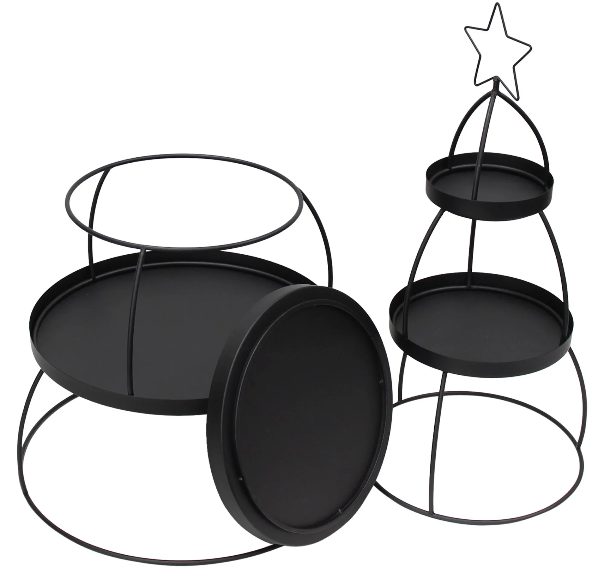 Home&Living - Weihnachten|Dekosäulen|Frank Handels GmbH & Co. KG Etagere "Tannenbaum"