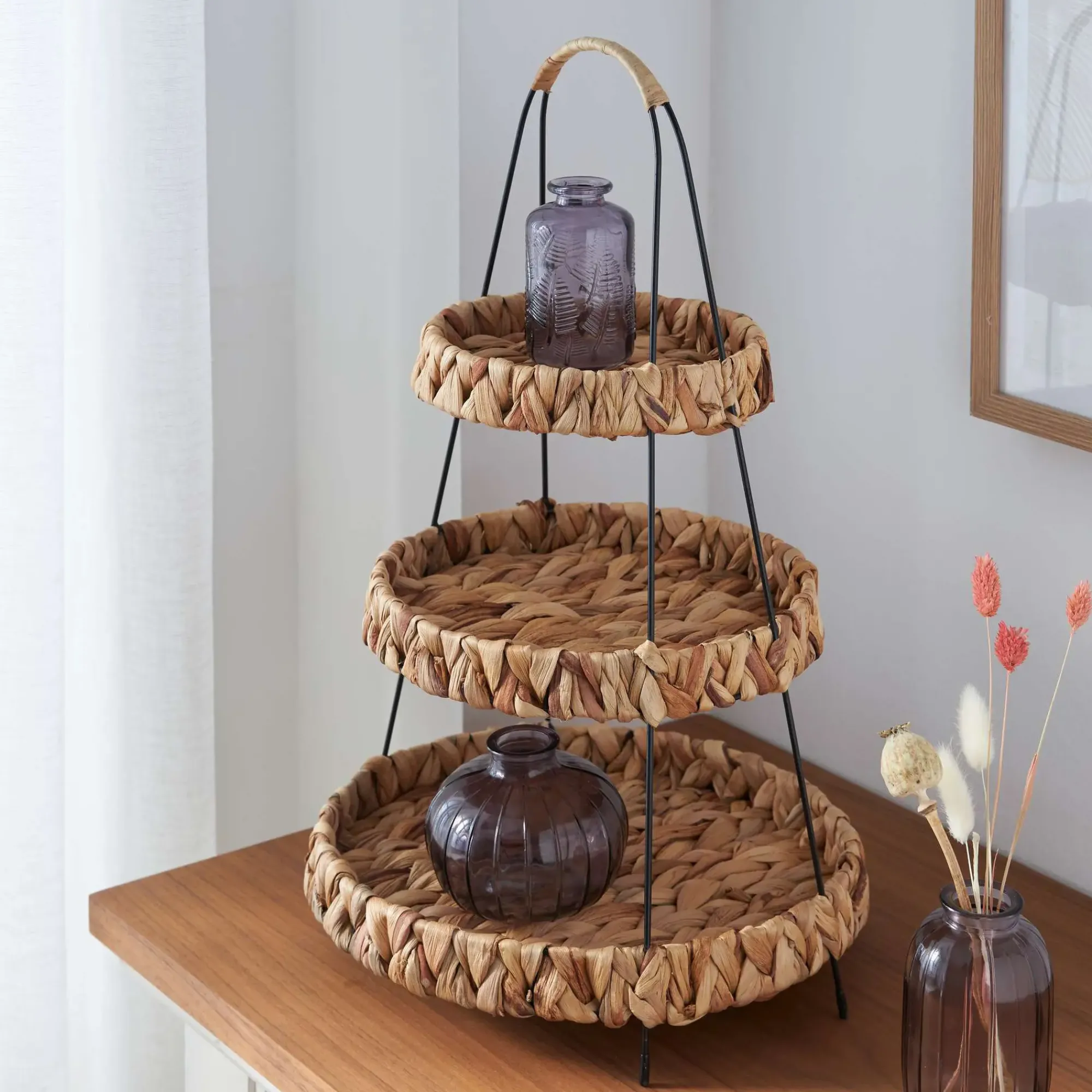 Dekoschalen & -Etageren|Frank Handels GmbH & Co. KG Etagere "Wasserhyazinthe"