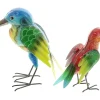 Gartenfiguren|Dekofiguren|Frank Handels GmbH & Co. KG Figur "Bunter Vogel", 2er Set