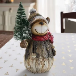 Weihnachtliche Dekofiguren|Frank Handels GmbH & Co. KG Figur "Elch mit Tanne"