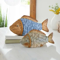 Dekofiguren|Frank Handels GmbH & Co. KG Figur "Fisch", 2er Set