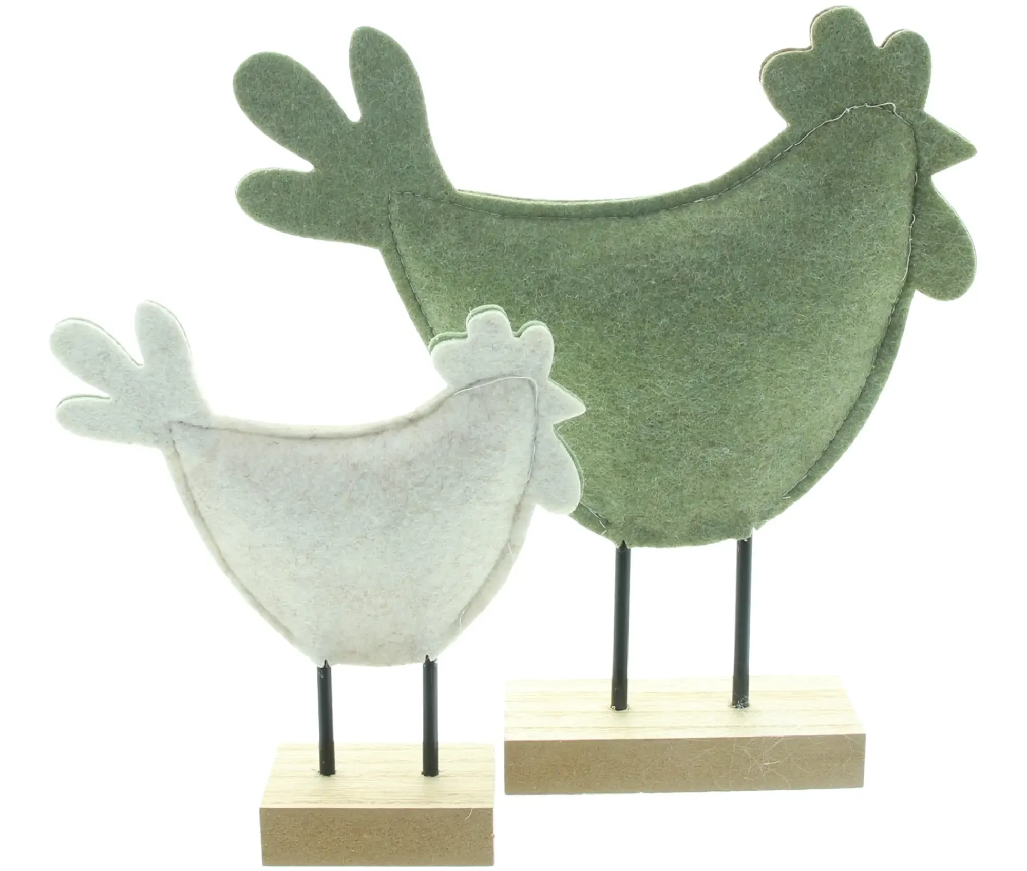Dekofiguren|Frank Handels GmbH & Co. KG Figur "Henne & Hahn", 2er Set