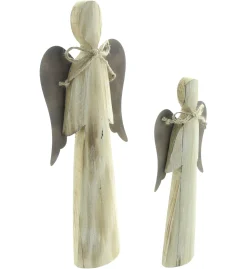Engel|Dekofiguren|Frank Handels GmbH & Co. KG Figur "Himmelsbote", 2er Set